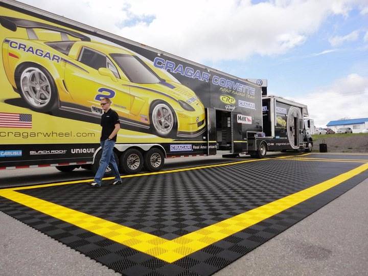 Racedeck Flooring For A Car Show